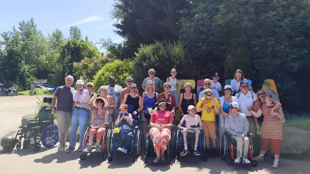 Photo de groupe de notre Association Polyhandicap Normande